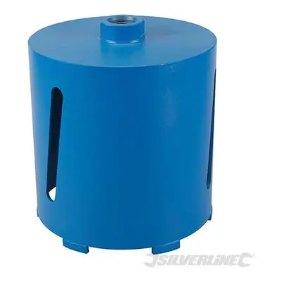 Silverline Diamond Core Drill Bit x 150mm - - diamond core drill silverline x bit 150mm