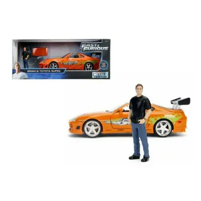 Fast and Furious Brian's Toyota Supra with Brian Figure 1:24 Scale