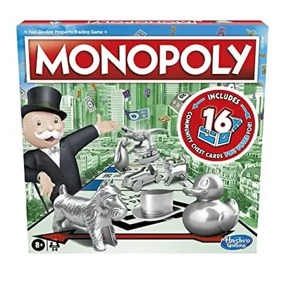 Game, Family Board Game for to Players, Monopoly Board Game for Kids Ages and Up, Includes Fan V