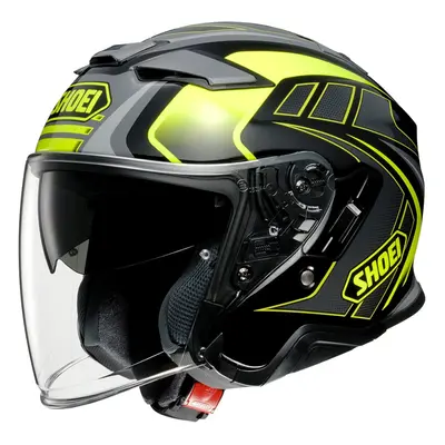 (XS, Black/Grey/Yellow) Shoei J-Cruise Aglero TC-3 Black / Grey / Yellow