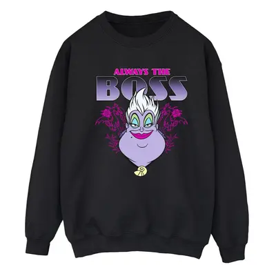 (XXL, Black) Disney Womens/Ladies The Little Mermaid Ursula Mum Is The Boss Sweatshirt