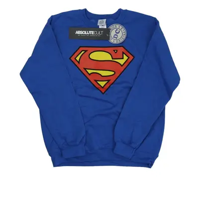 (M, Royal Blue) DC Comics Mens Superman Logo Sweatshirt