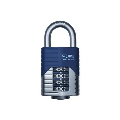 Squire VULCAN COMBI Vulcan Open Boron Shackle Combination Padlock 50mm