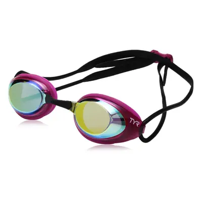 TYR Blackhawk Racing Femme Mirrored Googles, Gold/Pink/Black, One Size