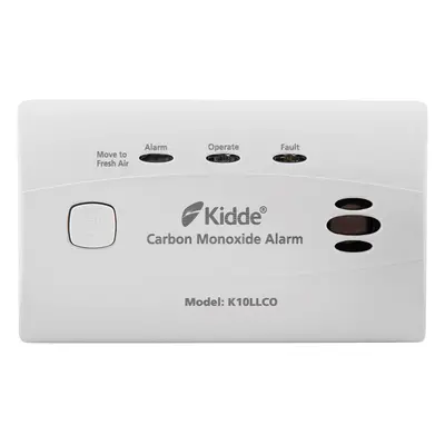 Kidde 10LLCO Ten Year Longlife Carbon Monoxide Alarm with Sealed Lithium Battery