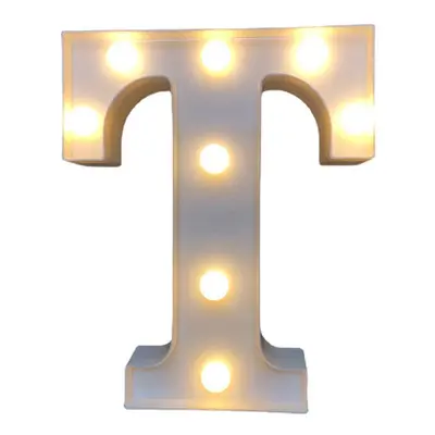 (T) LED English Letter And Symbol Pattern Night Light Home Room Proposal Decor Creative Modeling