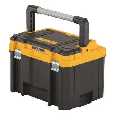 (One Size, Deep Toolbox with Long Handle) TSTAK Tool Box, Deep, Long Handle, Extra Large Design,