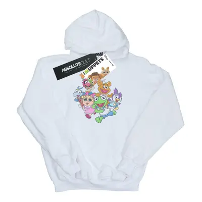 (9-11 Years, White) Disney Girls The Muppets Muppet Babies Colour Group Hoodie