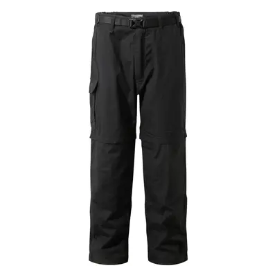 (40S, Black) Craghoppers Mens Kiwi Convertible Trousers