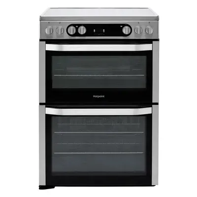 Hotpoint HDM67V9HCX/UK Electric Cooker with Ceramic Hob - Silver