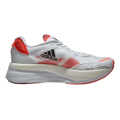 (US 10.5) Adidas Mens Adizero Boston Shoes Runners Sneakers - White/Black/Red