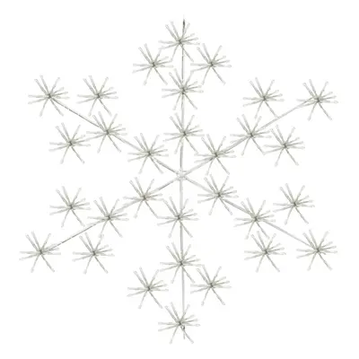 The Christmas Workshop 60CM Starburst Snowflake Christmas Light (Blue/White)