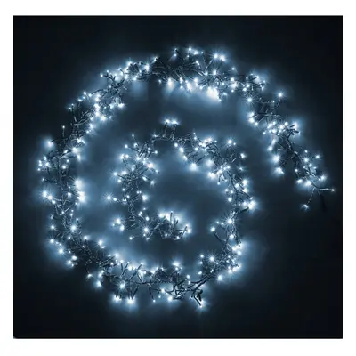 (750 LED's) Bright White LED Outdoor Waterproof Cluster Mains Powered String Lights