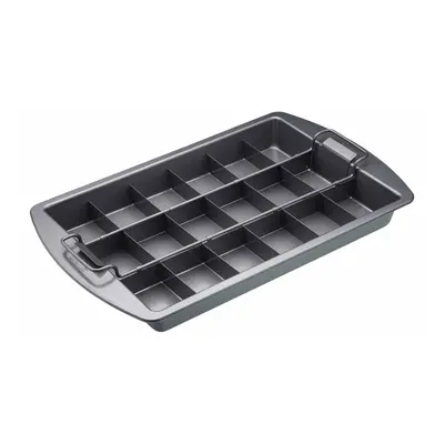 Chicago Metallic Professional Non-Stick Brownie Tin with Dividers and Loose Base, x cm (9" x 13"