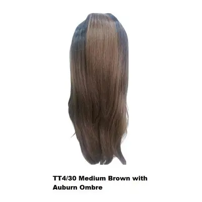 ( TT4/30 Ombre Auburn and Honey Blond) Sleek Fashion Idol DRAYA Straight Wig, for natural moveme