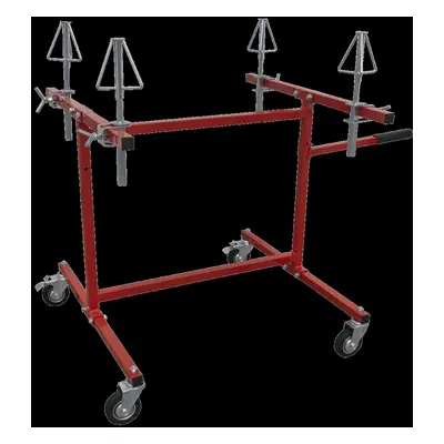 Alloy Wheel Repair/Painting Stand - 4-Wheel Capacity