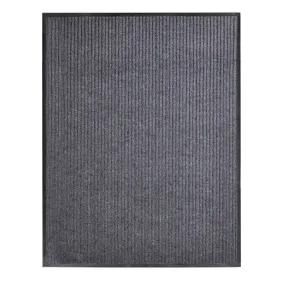 vidaXL Door Mat PVC Home Garden Grey 117x220 cm Welcome Entrance Rug Carpet