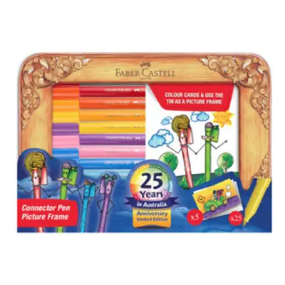 Faber-Castell Limited Connector Pen Picture Frame Tin Gift