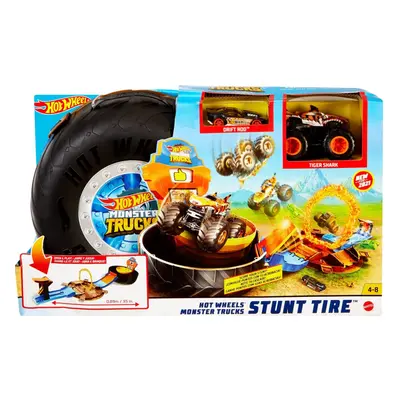 Hot Wheels - Monster Truck Stunt Tyre Playset