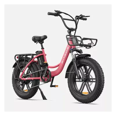 (Pink) ENGWE L20 Fat Tire Commuter E-Bike 750W 48V 13Ah