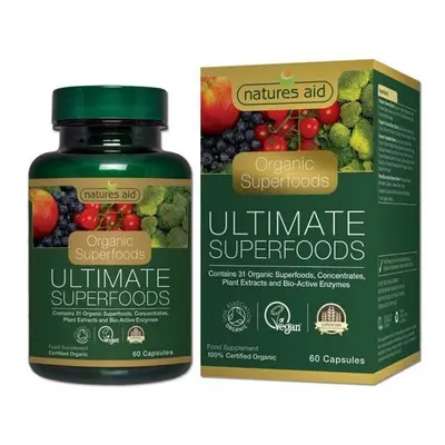 Natures Aid Organic Ultimate Superfoods Vegetable Capsules