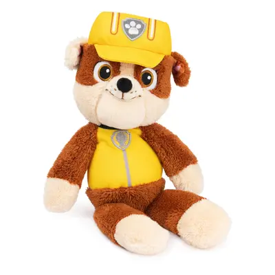 GUND PAW Patrol Official Rubble Take-Along Buddy Plush Toy, Premium Stuffed Animal for Ages and 