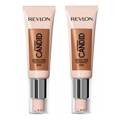 2x Revlon 22ml Photoready Candid Foundation - Capuccino