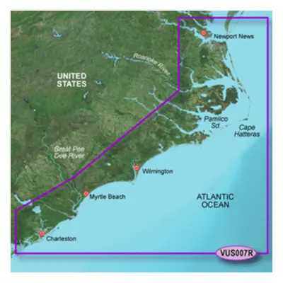 Garmin BlueChart® g3 Vision® HD - VUS007R - Norfolk - Charleston - microSD™/SD™