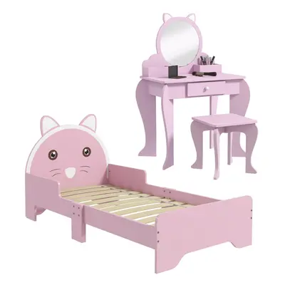 ZONEKIZ Kids Bedroom Furniture Set for Years, Cat-Design