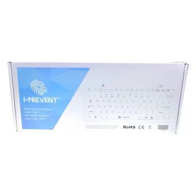 I-Prevent Waterproof Keyboard White IPK-W1