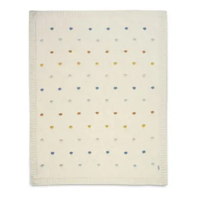 Small Knitted Blanket - Spot Multi (7883F3905)