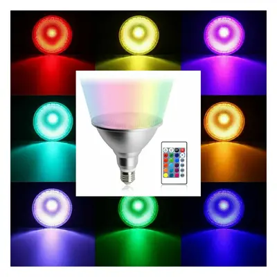 (PAR38 25W ) Dimmable RGB PAR30 PAR38 E27 10W 20W LED Spotlight Bulb Flood Lamp + Remote