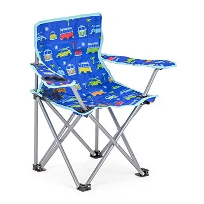 Volkswagen Kids VW Folding Camper Childrens Camping Chair, Blue, One Size