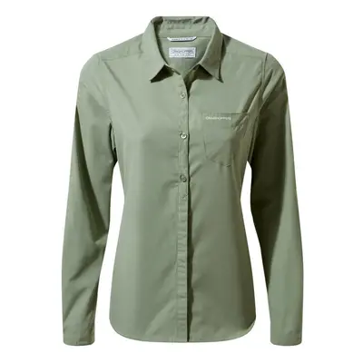 (22 UK, Desert Sand) Craghoppers Womens/Ladies Kiwi II Long-Sleeved Shirt