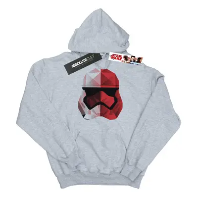 (9-11 Years, Sports Grey) Star Wars Girls The Last Jedi Stormtrooper Red Cubist Helmet Hoodie