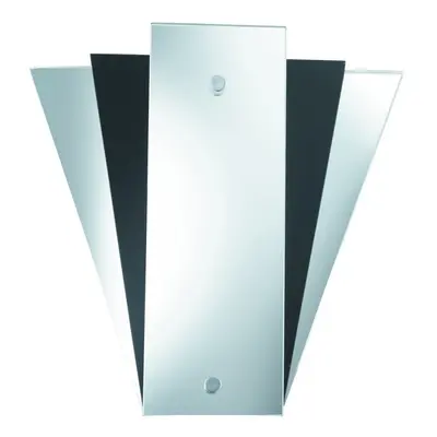 Wall Lights Deco Fan Style Black Mirror Wall Bracket