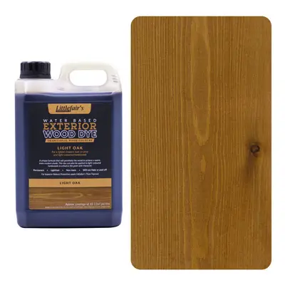 (2.5ltr, Light Oak) Exterior Wood Dye - Traditional Colours