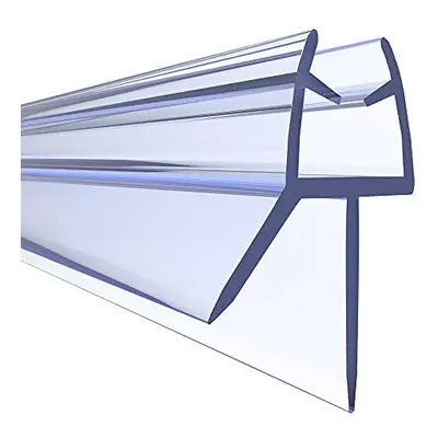 NYCENT Shower Door Seal Strip for 4-6mm Glass - Covers up to 20mm Gap - Perfect Transparent Show