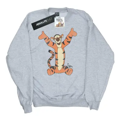 (3XL, Sports Grey) Disney Mens Winnie The Pooh Classic Tigger Sweatshirt