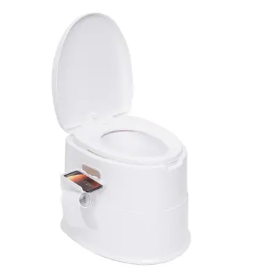 (white) Portable Travel Toilet For Camping And Hiking Children Adult Mobile Toilet Outdoor Home 