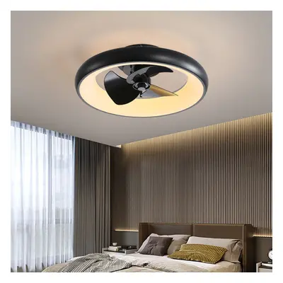 Ceiling Fan with Lights Dimmable LED Reversible Blades Speed with Remote Control Black