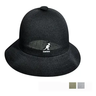 (S) KANGOL Tropic Casual Bucket Hat K2094ST Summer Sun Brim Cap - Black