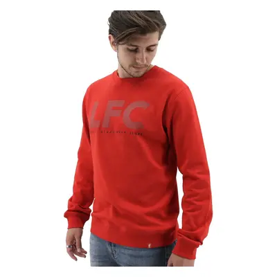 (2XL) Liverpool FC Mens Crew Jumper Sweatshirt Winter Warm Soccer Football LFC - Red