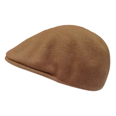 (XXL) KANGOL Wool Ivy Cap Mens Warm Winter Flat Classic Hat - Camel