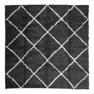 (black and cream, x cm) vidaXL Shaggy Rug Floor Mat Fluffy Rug Area Rug PAMPLONA High Pile Moder