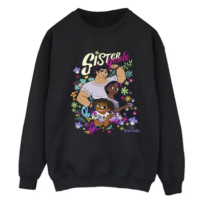 (M, Black) Disney Womens/Ladies Encanto Sister Goals Sweatshirt