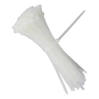 (White, 40cm) Nylon 5mm 15/20/25/30/35/40cm Black/White Nylon Self-locking Cable Tie Zip Ties St