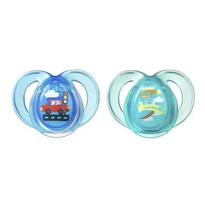 Tommee Tippee Anytime Boy Soothers 6-18m - tommee tippee soothers pack boysgirls new bpa free 61