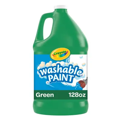 Crayola Washable Paint for Kids - Green (1 Gallon) Kids Arts and Crafts Supplies Non Toxic Bulk