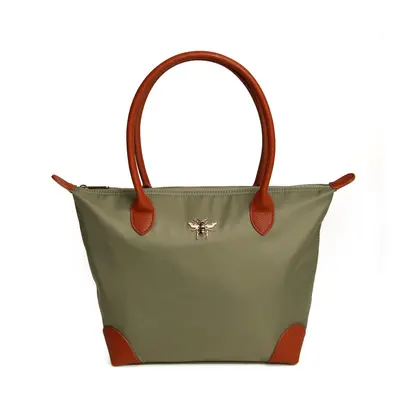 (Sage (AW57843)) Ladies MEDIUM Tote Bag Vegan Leather - Shoreditch